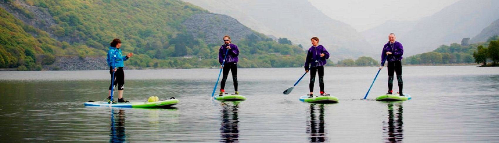 paddle boarding