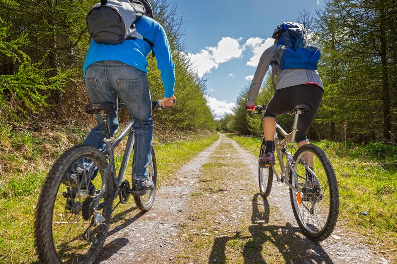 mountain biking