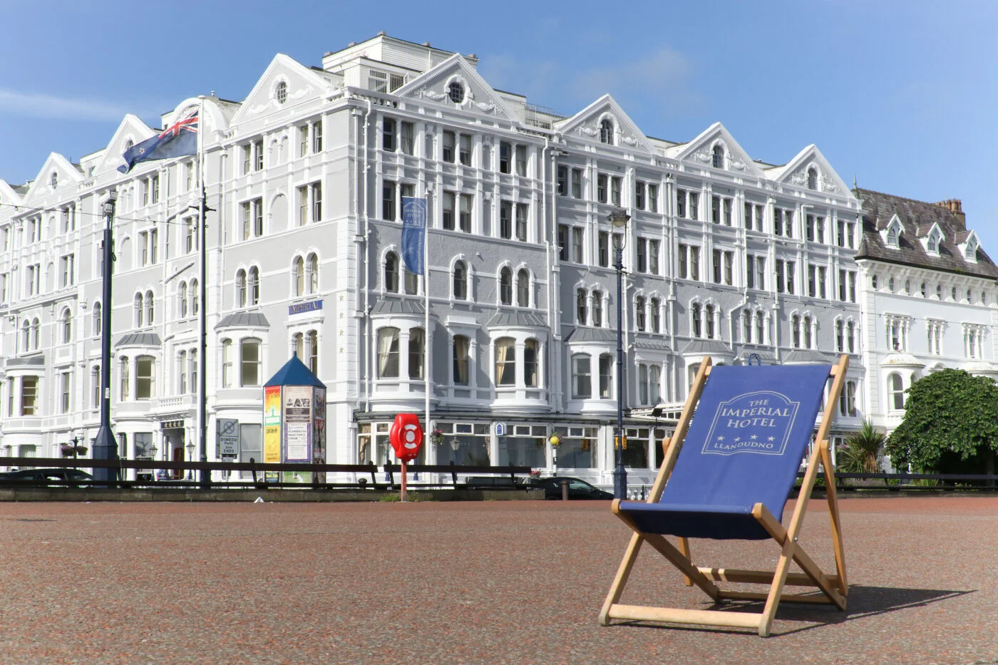 The Imperial Hotel presents cheque for over £850 to Ty Gobaith