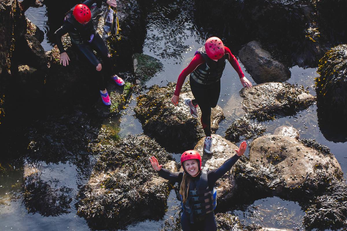 coasteering in north wales