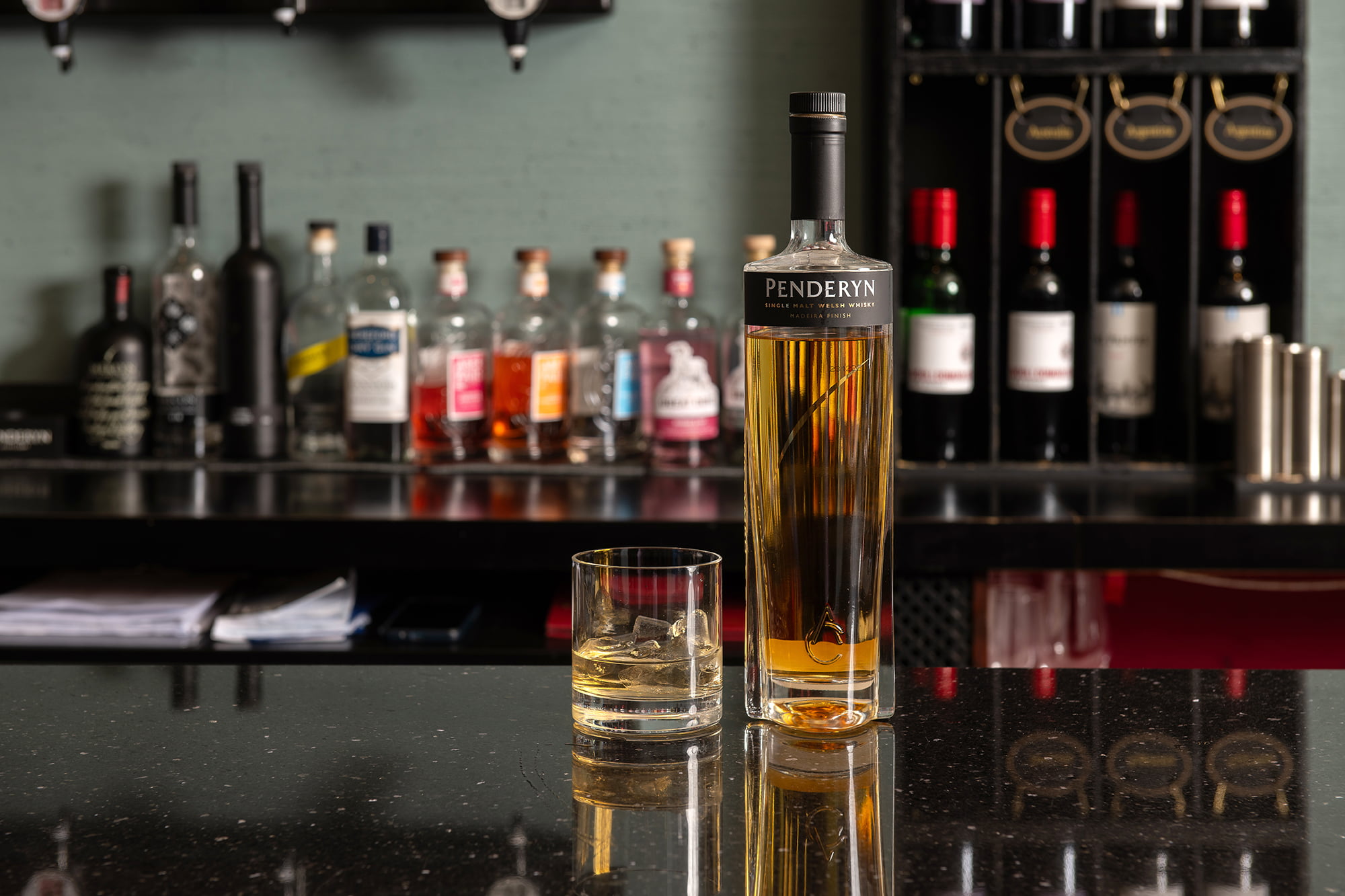 The Imperial Hotel Bar Penderyn Whisky Welsh whisky Penderyn Whisky