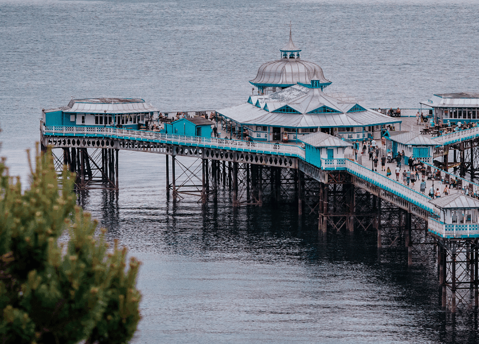 llandudno pier in north wales