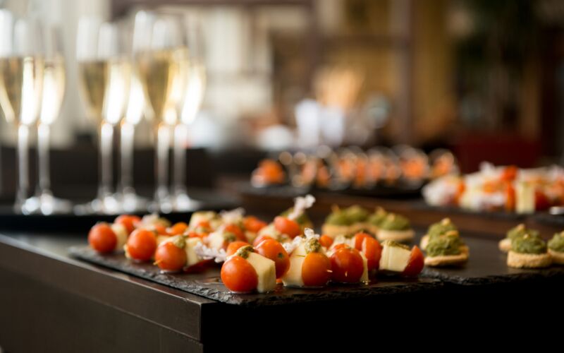 Tomato and Cheese Canapes tomato and cheese canapes